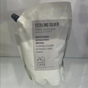 AG Care Sterling Silver Toning Conditioner - Silver/White 1000 ml New